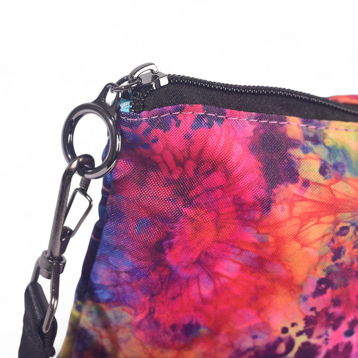 Tie-Dye Bloom Wristlet Pouch