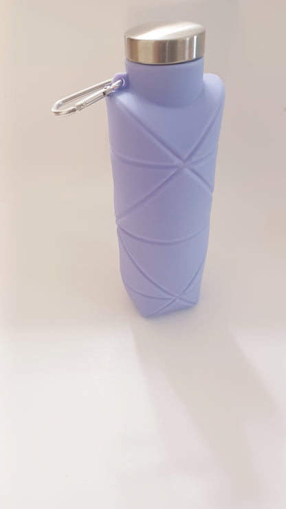 Botella plegable deportiva de silicona